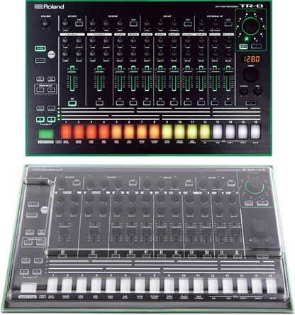 Roland AIRA TR-8 Rhythm Performer Drum Machine wtih Decksaver Cover - PSSL ProSound and Stage Lighting