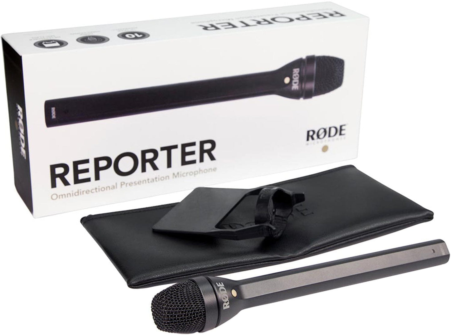 Rode Reporter Handheld Omnidirectional Dynamic Interviewer Microphone - PSSL ProSound and Stage Lighting