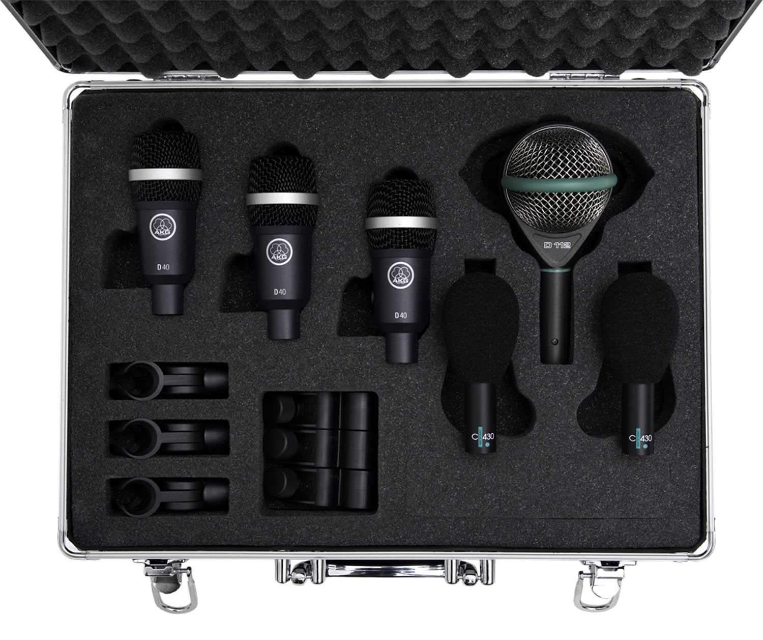 AKG Rhythm Pack Drum Kit Microphone D112 D40 C430 - PSSL ProSound and Stage Lighting