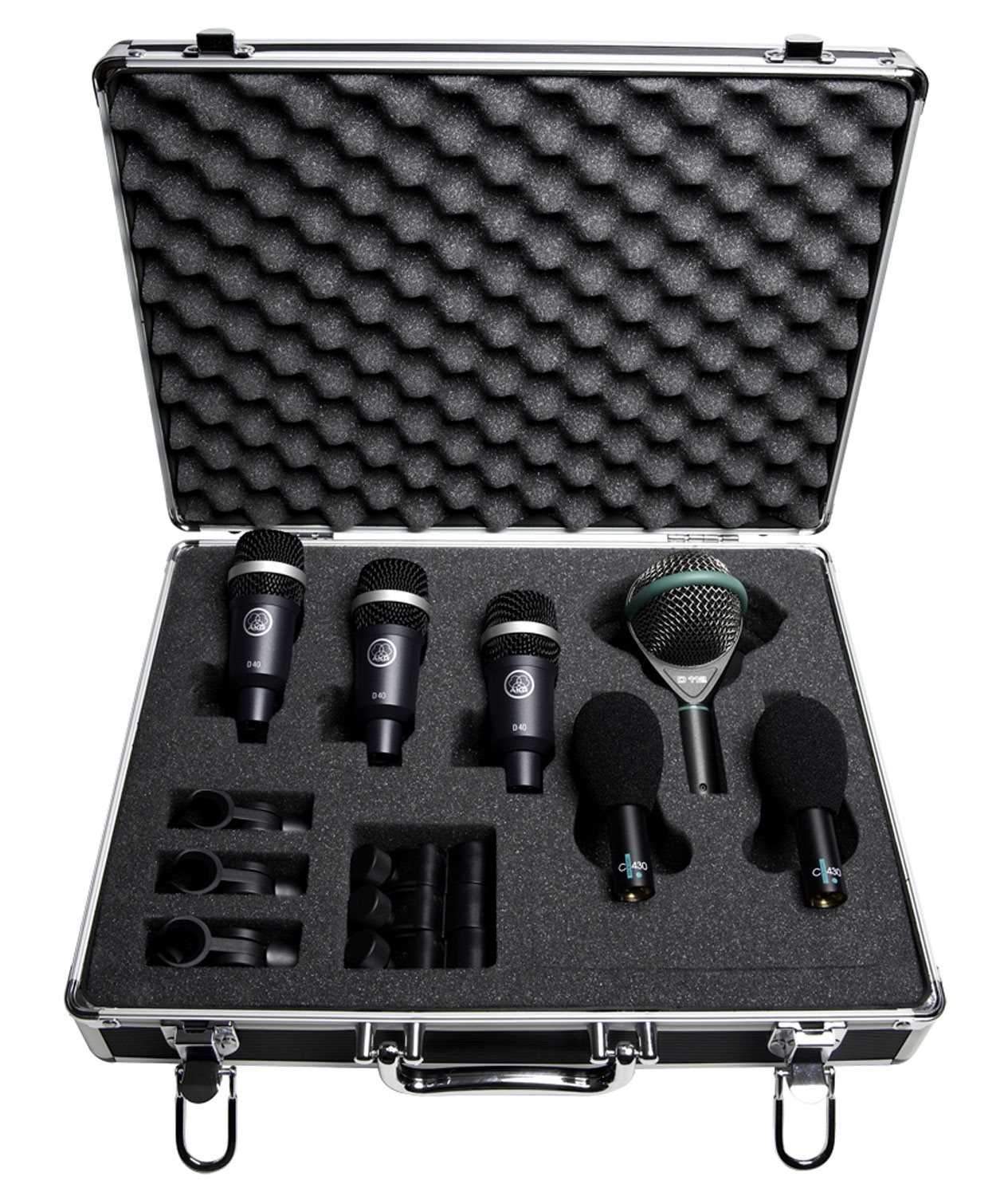 AKG Rhythm Pack Drum Kit Microphone D112 D40 C430 - PSSL ProSound and Stage Lighting