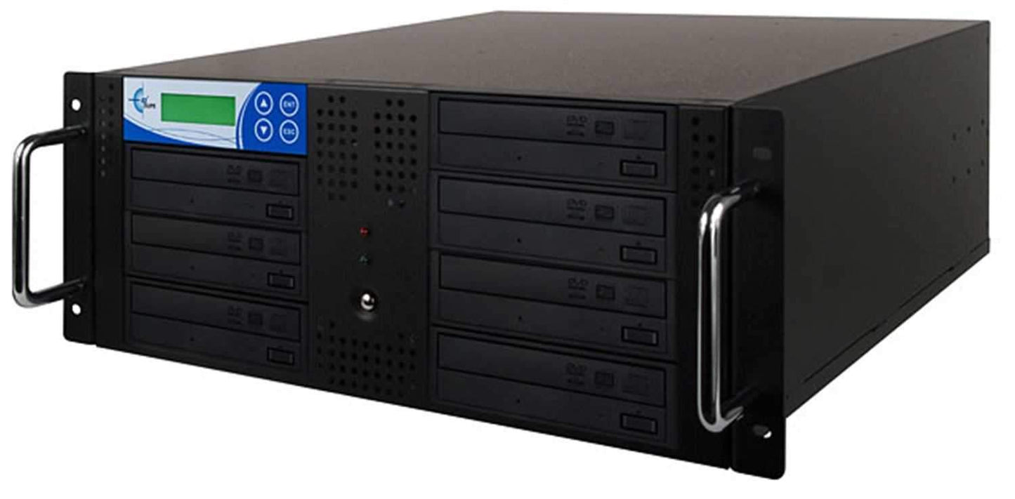 Ez-Dupe RK7TDVDSAMB 7 Target Rackmount Duplicato - PSSL ProSound and Stage Lighting