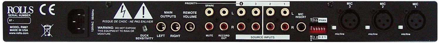 Rolls Microphone Source Mixer - PSSL ProSound and Stage Lighting