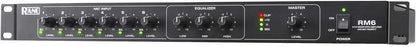 RANE RM6 6-Channel Mixer with 120W Amplifier - PSSL ProSound and Stage Lighting