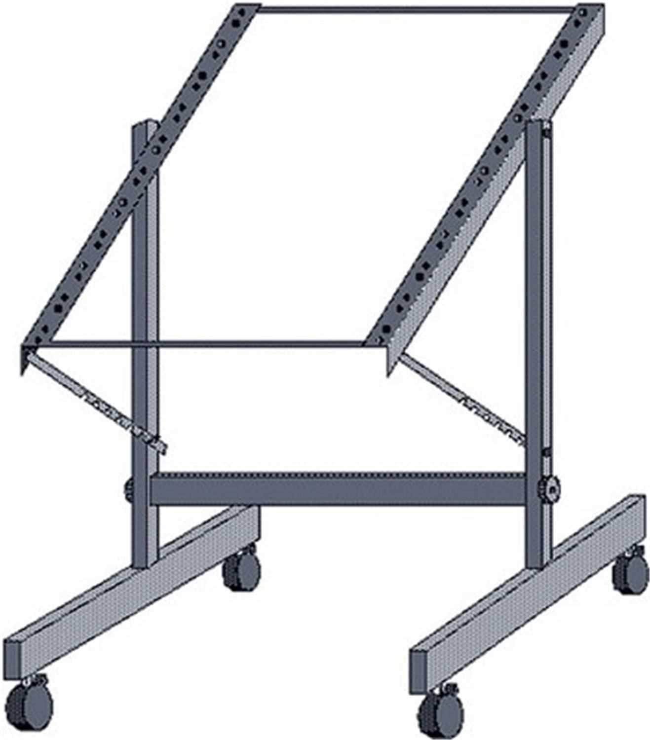 Oscillating Racks Rolling Equipment Rack 19 Inch Hosa RMT-152 12U Rolling Studio Rack ...