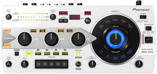 Pioneer RMX-1000-W White DJ Remix Station and FX - PSSL ProSound and Stage Lighting