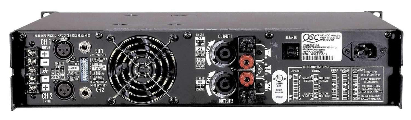 QSC RMX850 Power Amplifier - PSSL ProSound and Stage Lighting