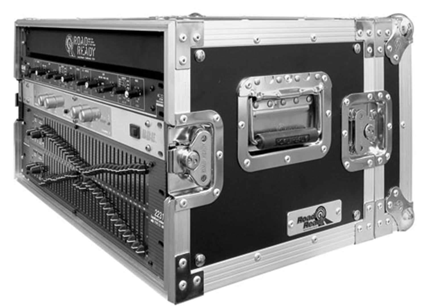 Road Ready RR6UEDHW 6 Space Deluxe Rack Case - PSSL ProSound and Stage Lighting