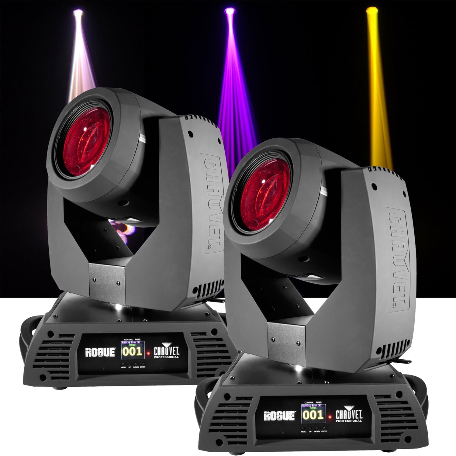 Chauvet Rogue R2 Beam 2 Pack With Flight Case - PSSL ProSound and Stage Lighting