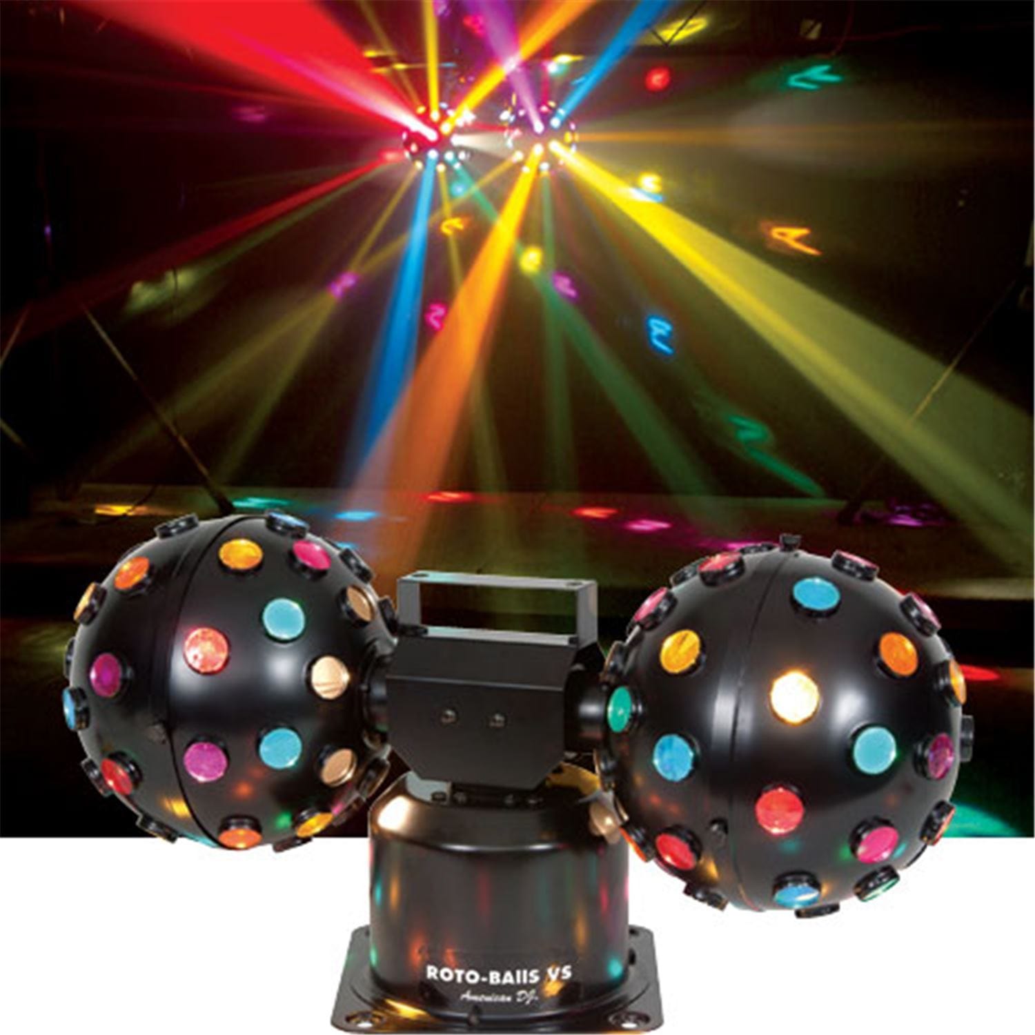 American DJ ROTOBALLS Effect Light Variable Speed - PSSL ProSound and Stage Lighting