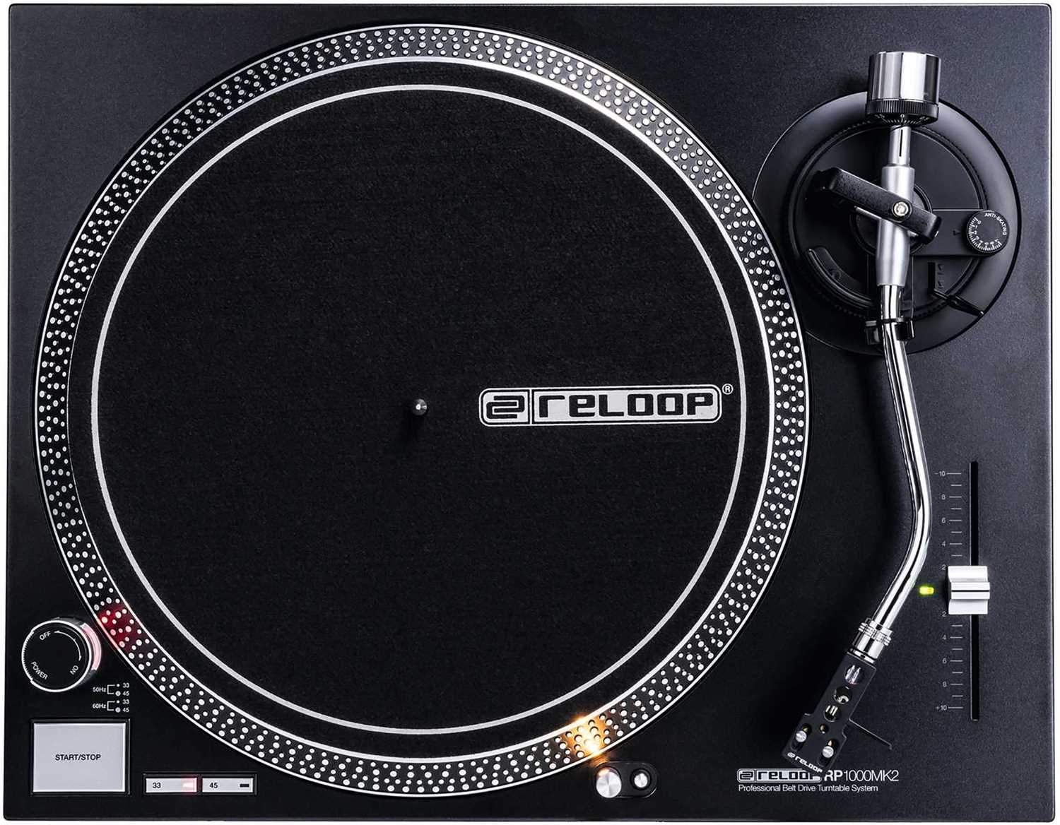 Reloop RP-1000 MK2 Belt Drive Turntable - PSSL ProSound and Stage Lighting