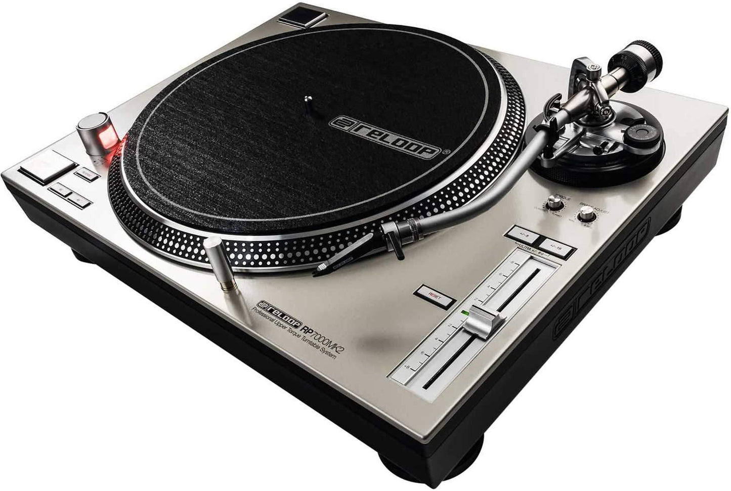 Reloop RP-7000-MK2 Direct Drive Turntable Silver - PSSL ProSound and Stage Lighting