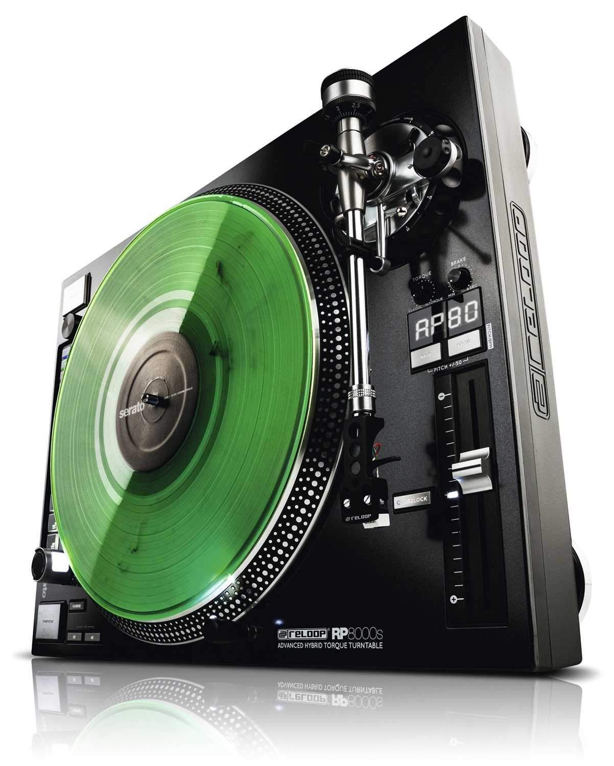 Reloop RP8000 Straight Hybrid Torque DJ Turntable Solotech