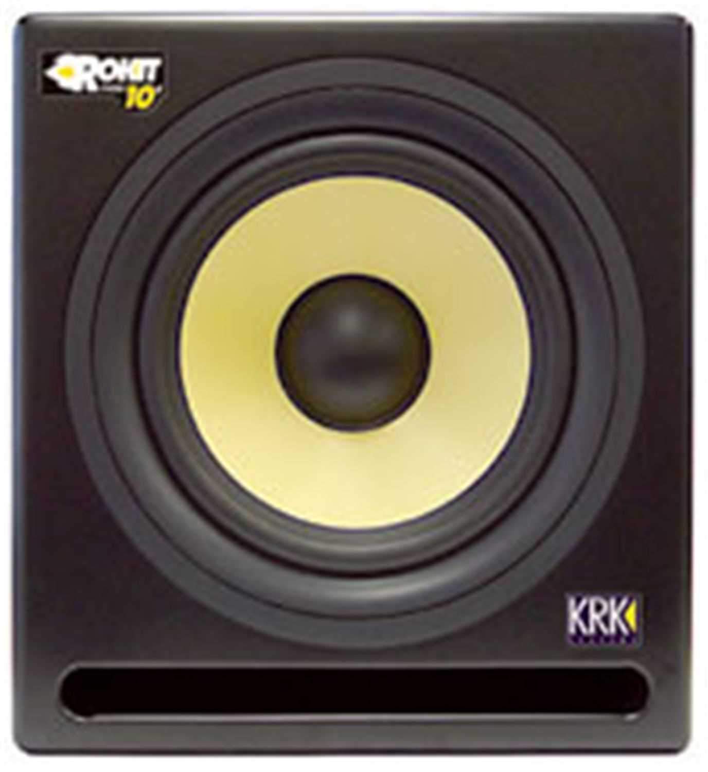 KRK RP10S 10-Inch Powered Studio Subwoofer (Each) - PSSL ProSound and Stage Lighting