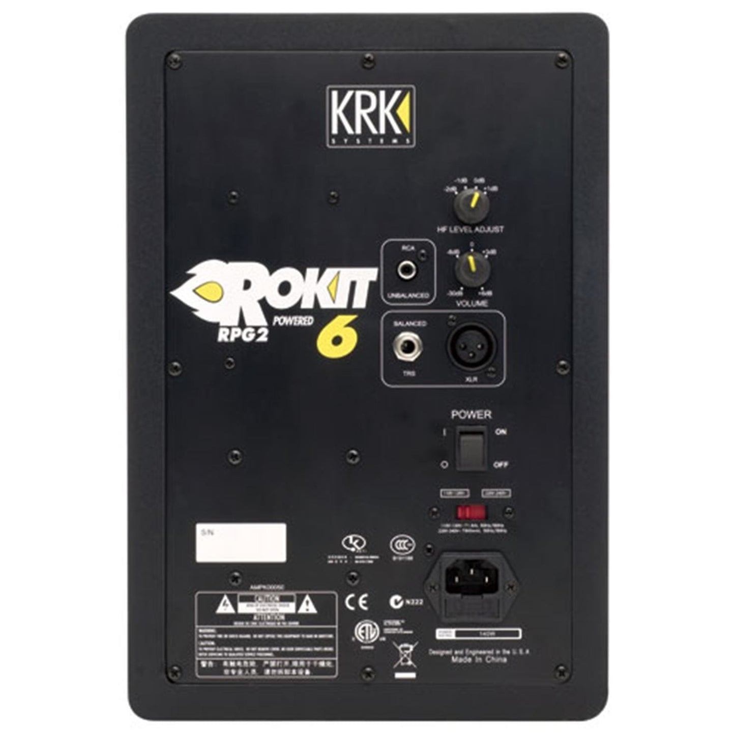 KRK RP6-G2 6 Inch 100W Powered Studio Monitor - PSSL ProSound and Stage Lighting