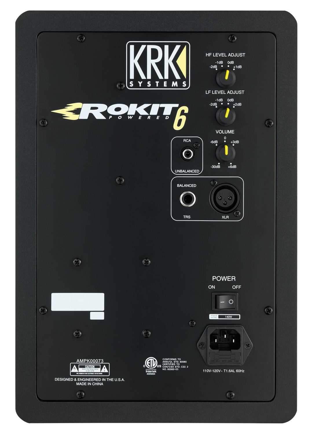 KRK RP6G3 Rokit 6-Inch Powered Studio Monitor - PSSL ProSound and Stage Lighting