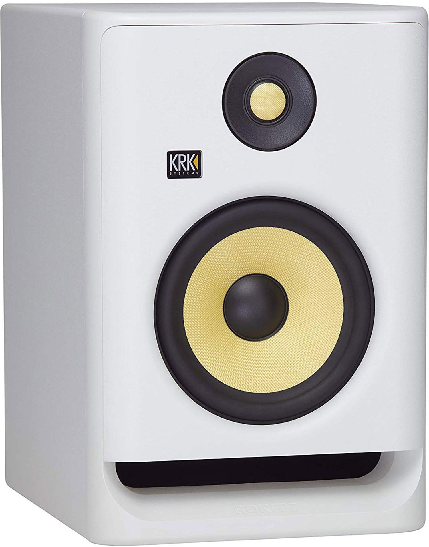 KRK RP7G4 Rokit White Noise 7-Inch Powered Studio Monitor (In White) - PSSL ProSound and Stage Lighting