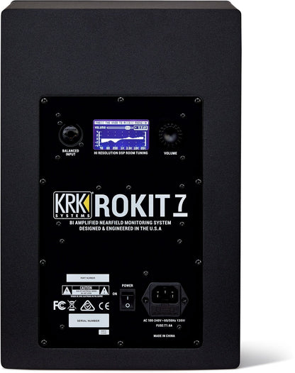 KRK RP7 G4 ROKIT 7-Inch Powered Studio Monitor - PSSL ProSound and Stage Lighting