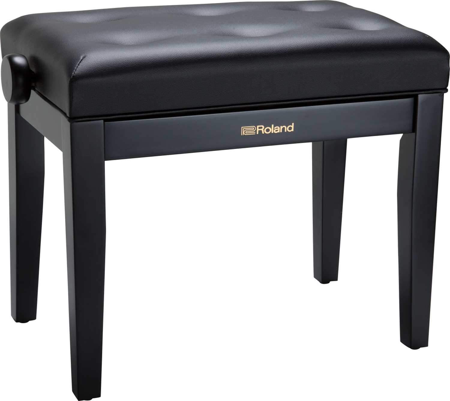 Roland RPB-300BK Piano Bench Satin Black Vinyl - PSSL ProSound and Stage Lighting