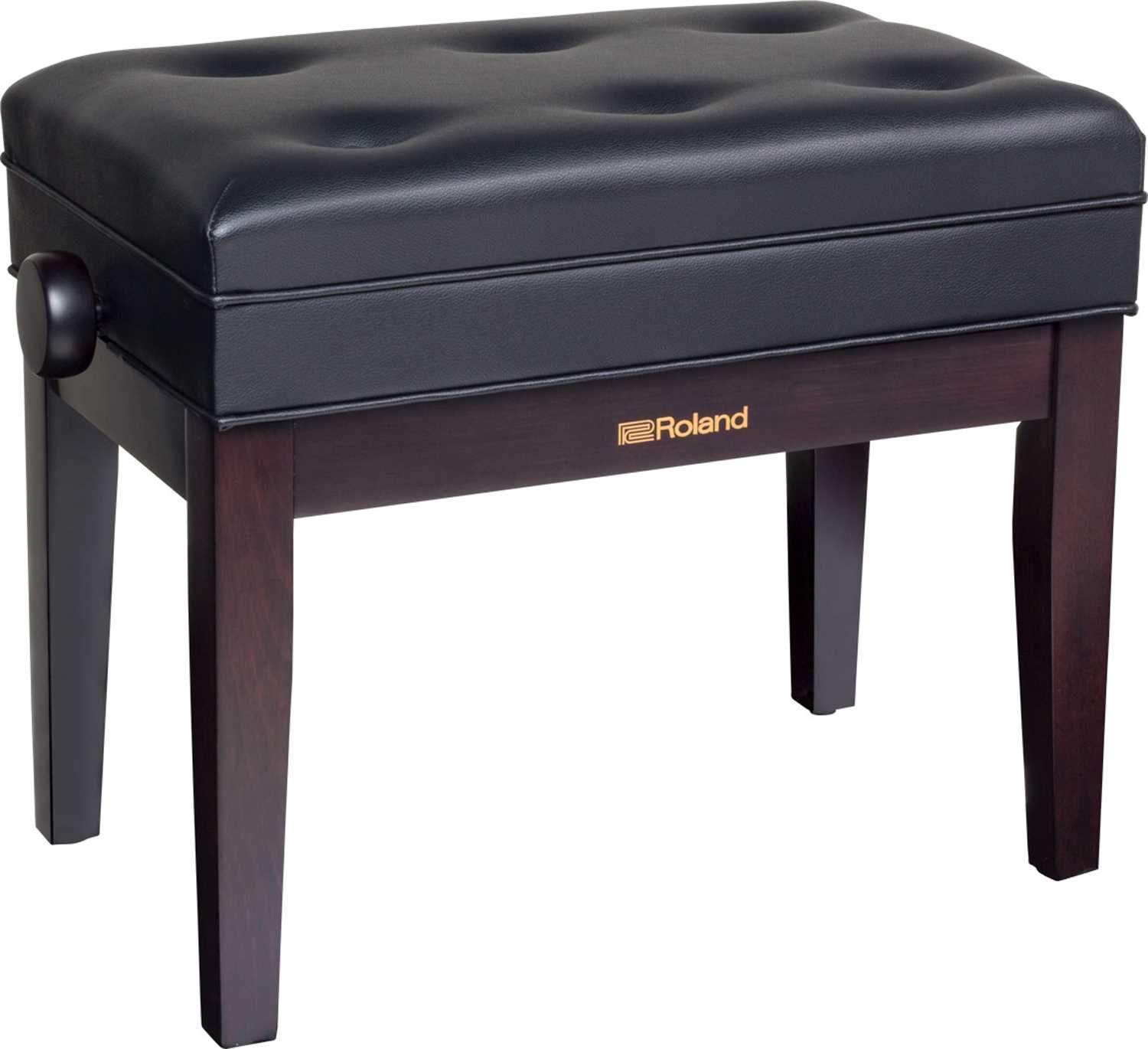 Roland RPB-400RW Piano Bench Rosewood Vinyl Seat - PSSL ProSound and Stage Lighting