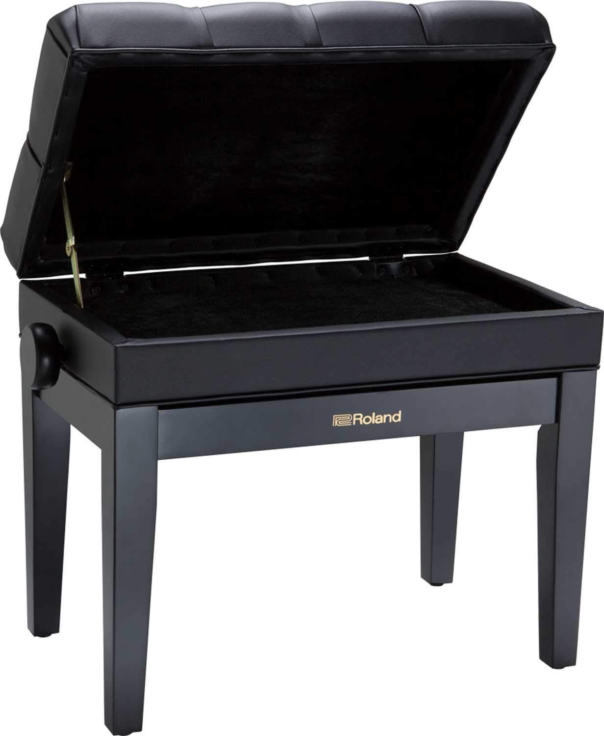 Roland RPB-500BK Piano Bench Satin Black - PSSL ProSound and Stage Lighting