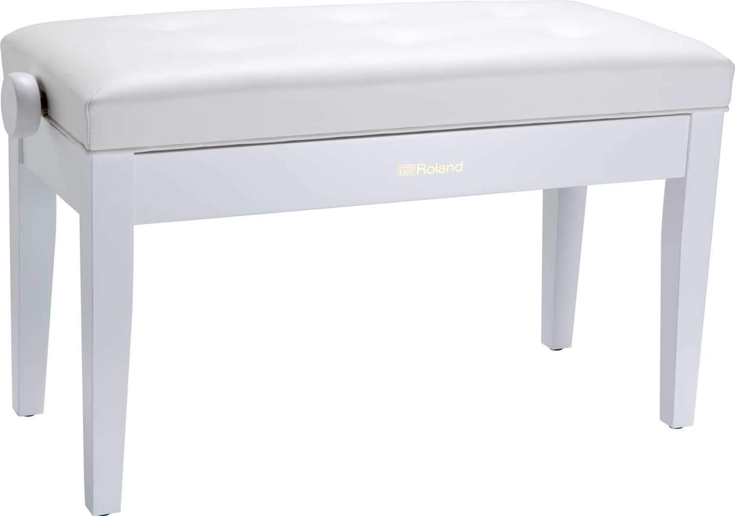 Roland RPB-D300WH Piano Bench Satin White Vinyl - PSSL ProSound and Stage Lighting