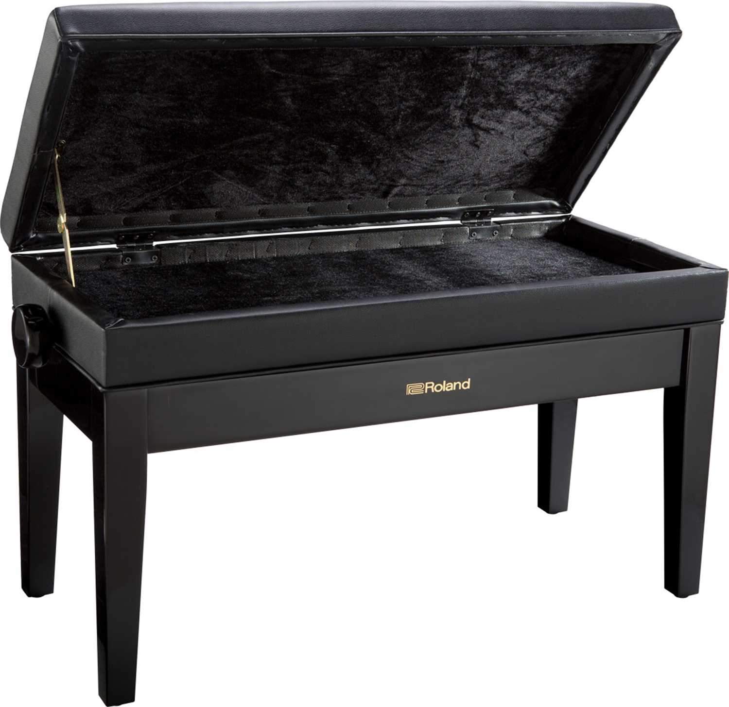 Roland RPB-D400PE Piano Bench Polished Ebony - PSSL ProSound and Stage Lighting