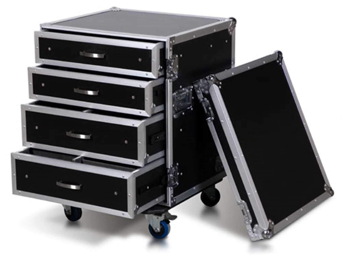 Road Ready RRD14U1C 14U Rack with Storage Drawers - PSSL ProSound and Stage Lighting