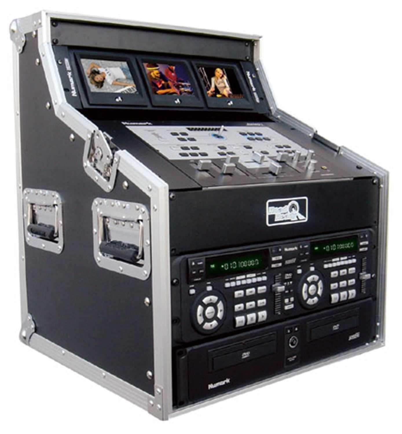 Road Ready RRDJWS4V DJ Workstation With Soft Cover - PSSL ProSound and Stage Lighting