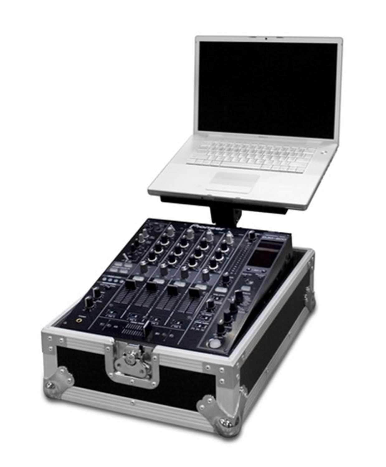 Road Ready 12-In DJ Mixer Case with Laptop Tray - PSSL ProSound and Stage Lighting