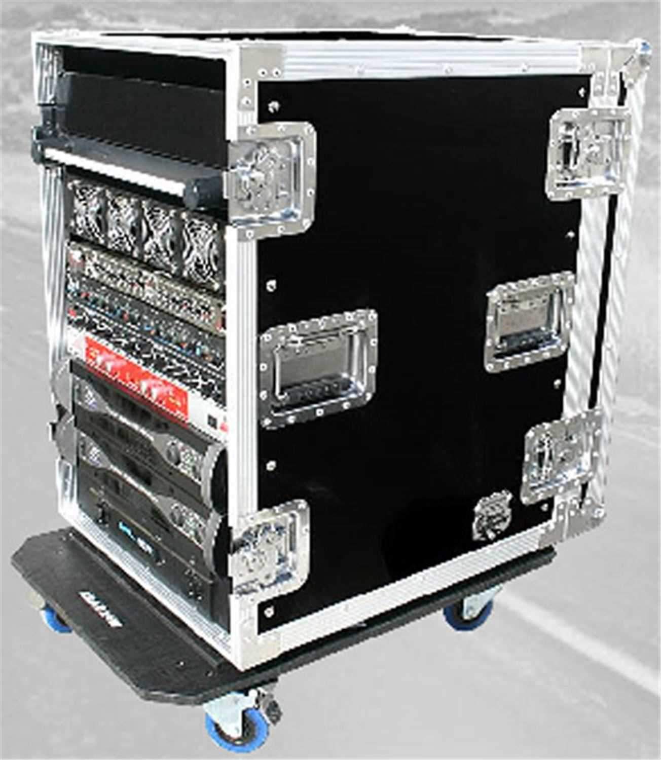 Road Ready Deluxe Rack 16U/24In Deep with Castors - PSSL ProSound and Stage Lighting