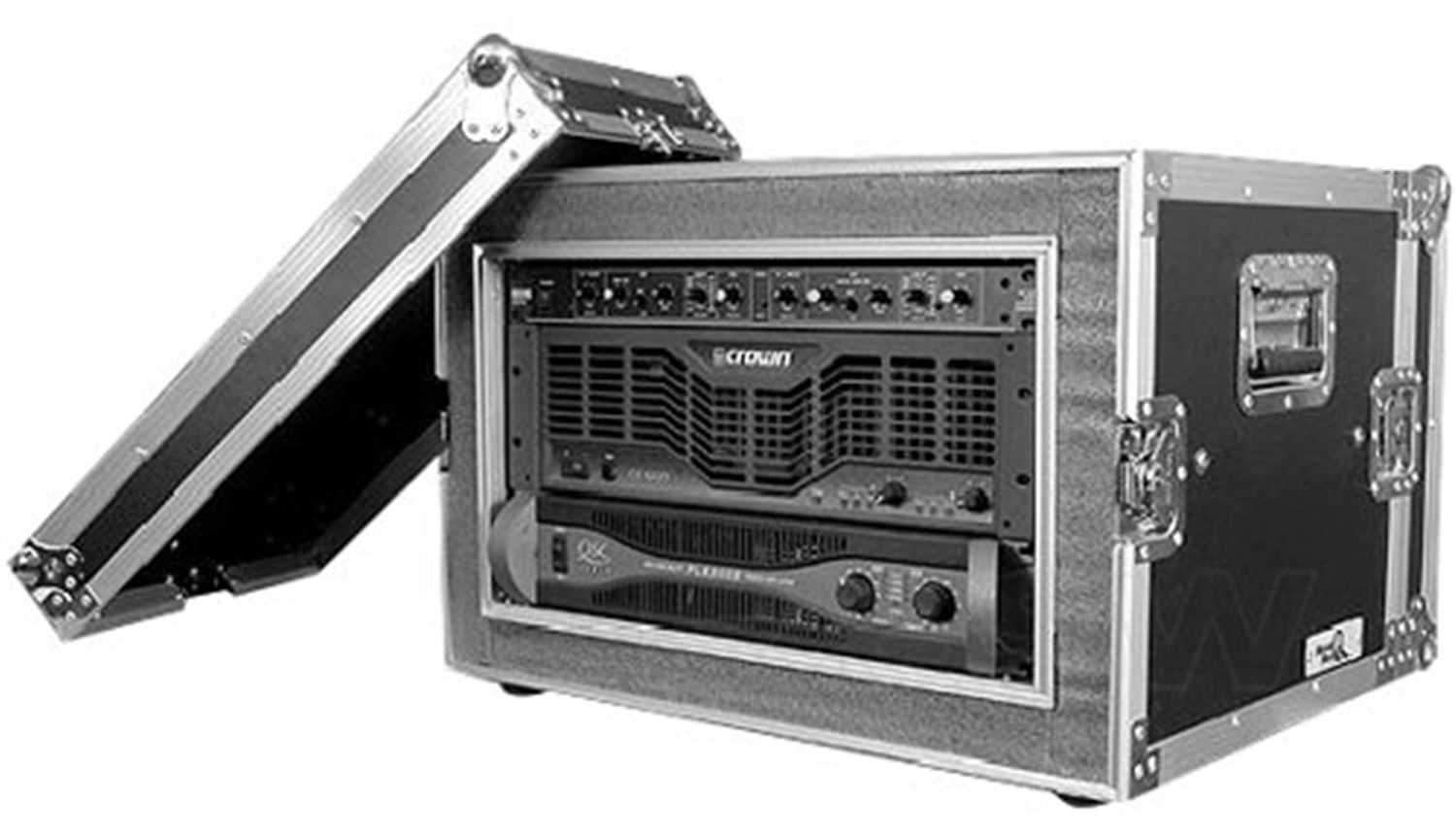 Road Ready RR8UADS Shockmount Amp Rack - 8 Space - PSSL ProSound and Stage Lighting