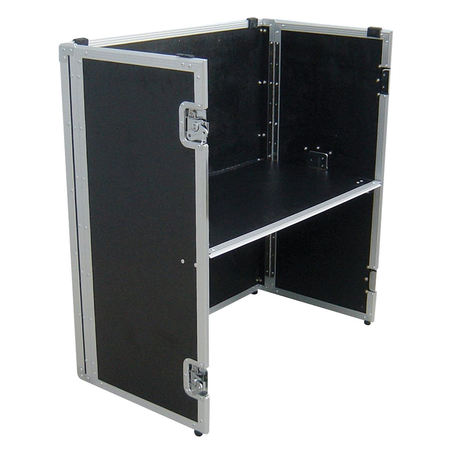 Road Ready Folding DJ Stand / Facade With Shelf - PSSL ProSound and Stage Lighting