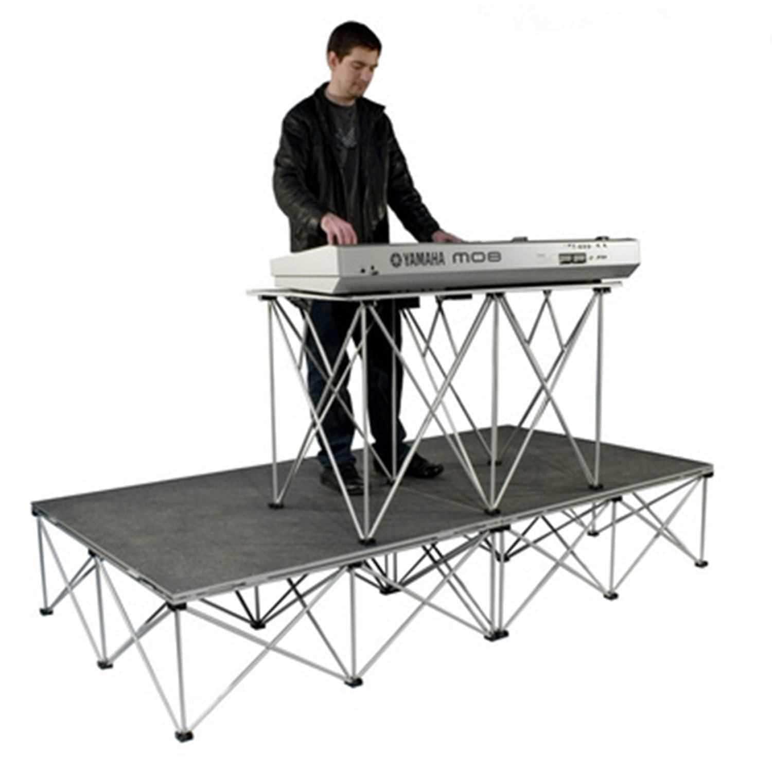 Road Ready RRKEYPAK16 Carpeted Keyboard Platform - PSSL ProSound and Stage Lighting