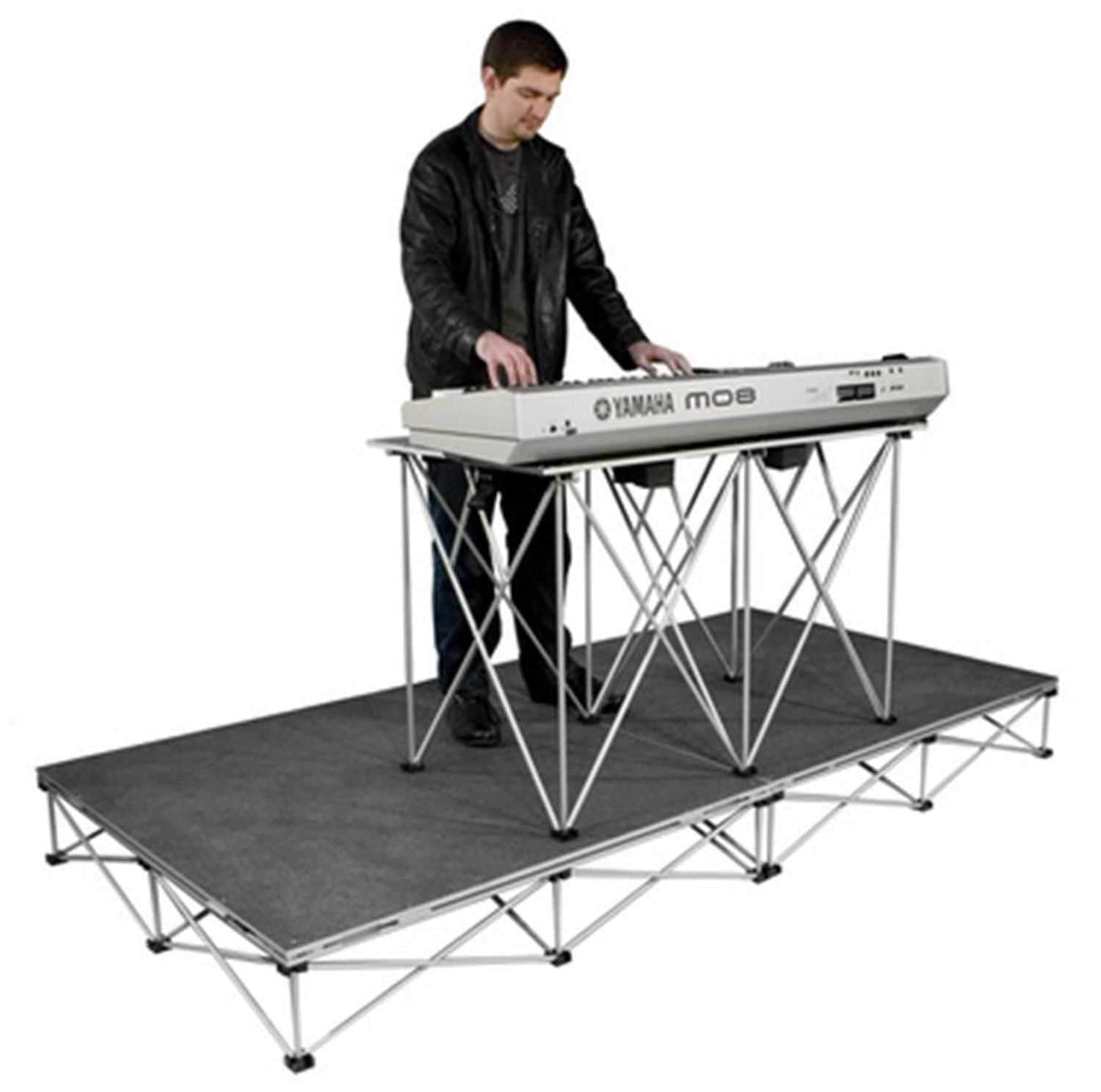 Road Ready RRKEYPAK8 Carpeted Keyboard Platform - PSSL ProSound and Stage Lighting