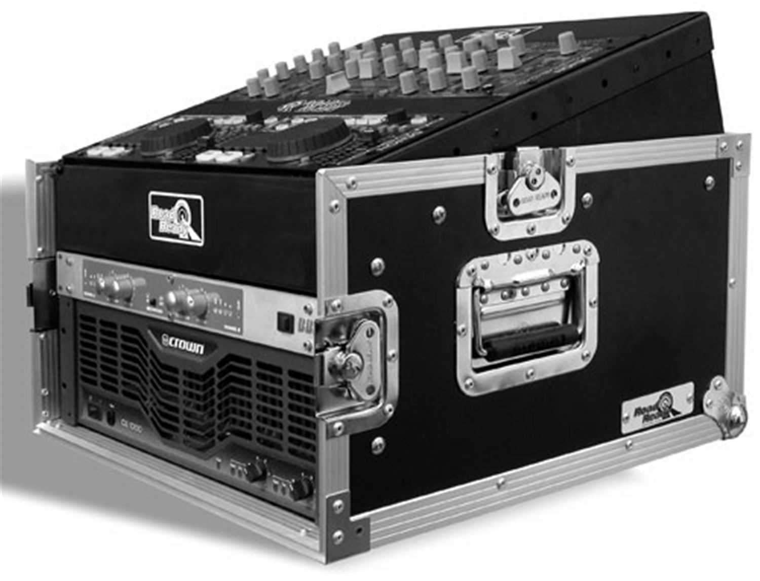 Road Ready RRM4U Slant Rack Case 10 X 4 Spaces - PSSL ProSound and Stage Lighting