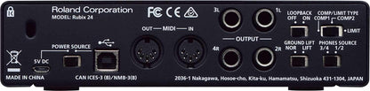 Roland RUBIX24 USB Audio Interface - PSSL ProSound and Stage Lighting