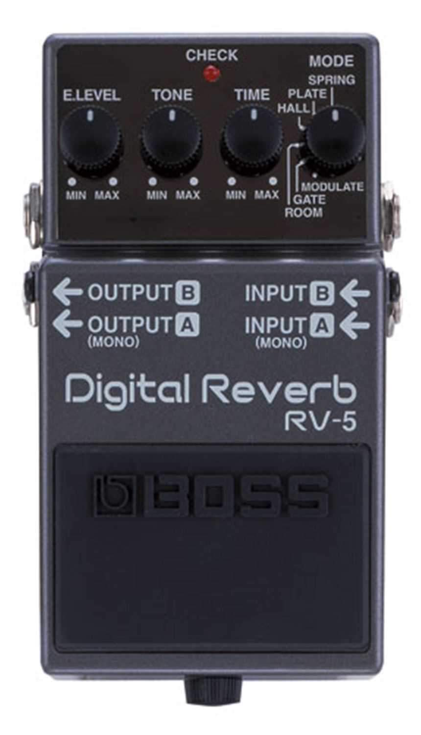 Boss RV5 Digital Reverb Distortion Pedal - PSSL ProSound and Stage Lighting