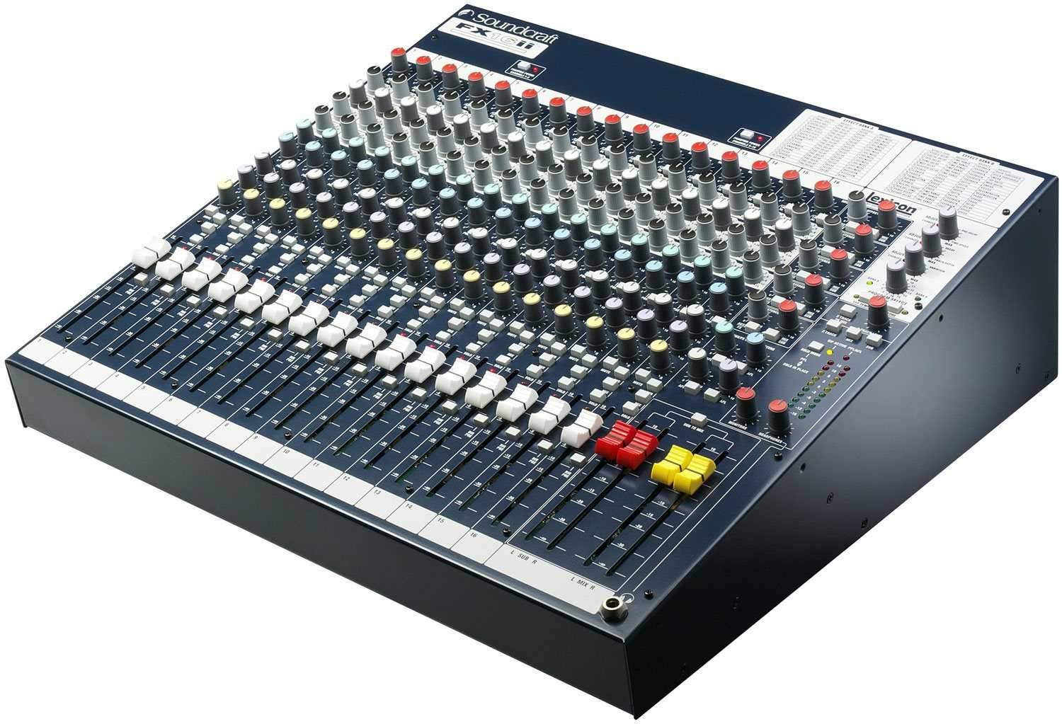 Soundcraft FX16ii 16 ch Live Sound PA Mixer with FX - PSSL ProSound and Stage Lighting