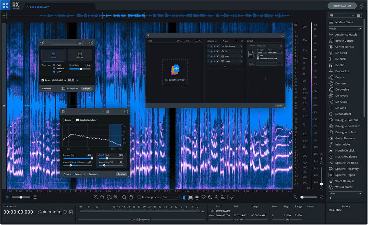 iZotope RX 8 Advanced- Professional Complete Audio Repair - PSSL ProSound and Stage Lighting