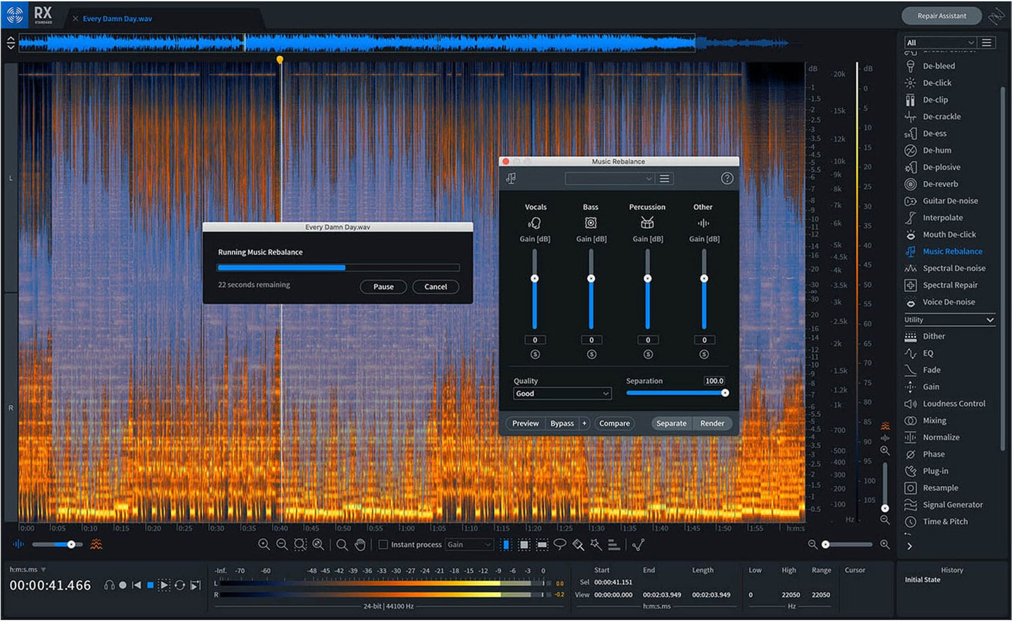 iZotope RX 8 Standard Complete Audio Repair - PSSL ProSound and Stage Lighting