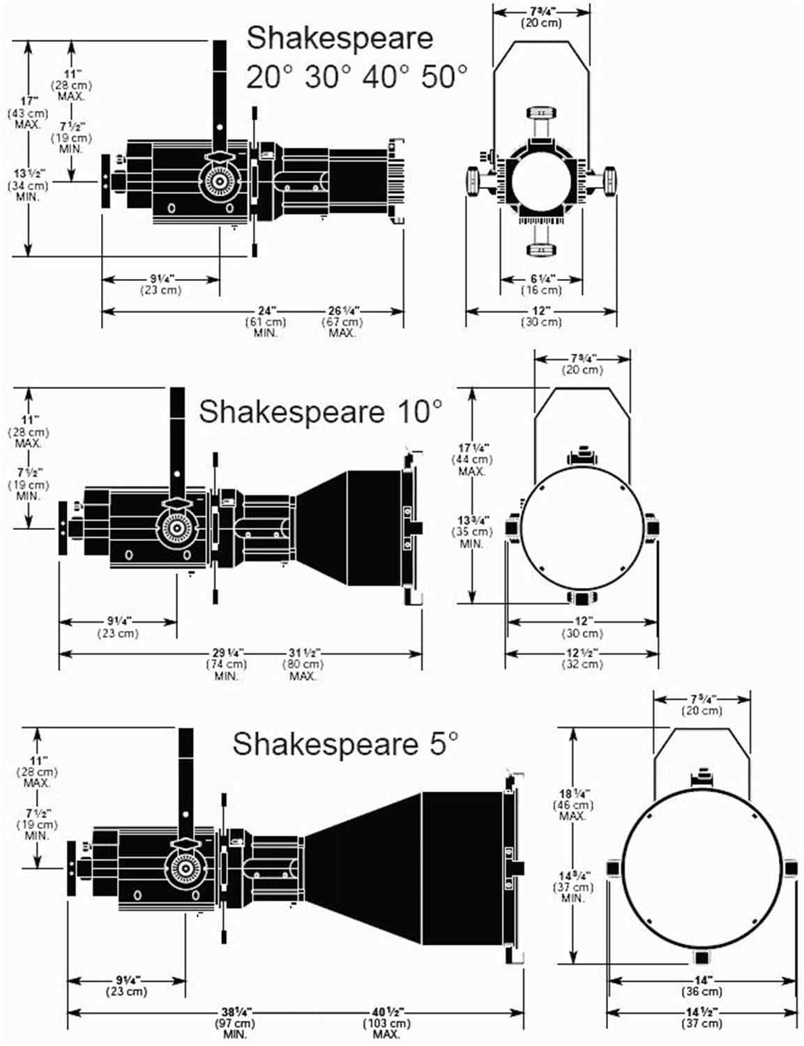 Altman S6-30 Shakespeare 30 Deg Ellipsoidal Ligh - PSSL ProSound and Stage Lighting