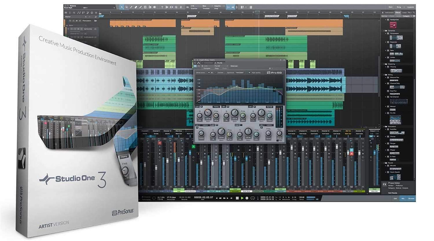 PreSonus S1 Artist 3.0 Software - PSSL ProSound and Stage Lighting