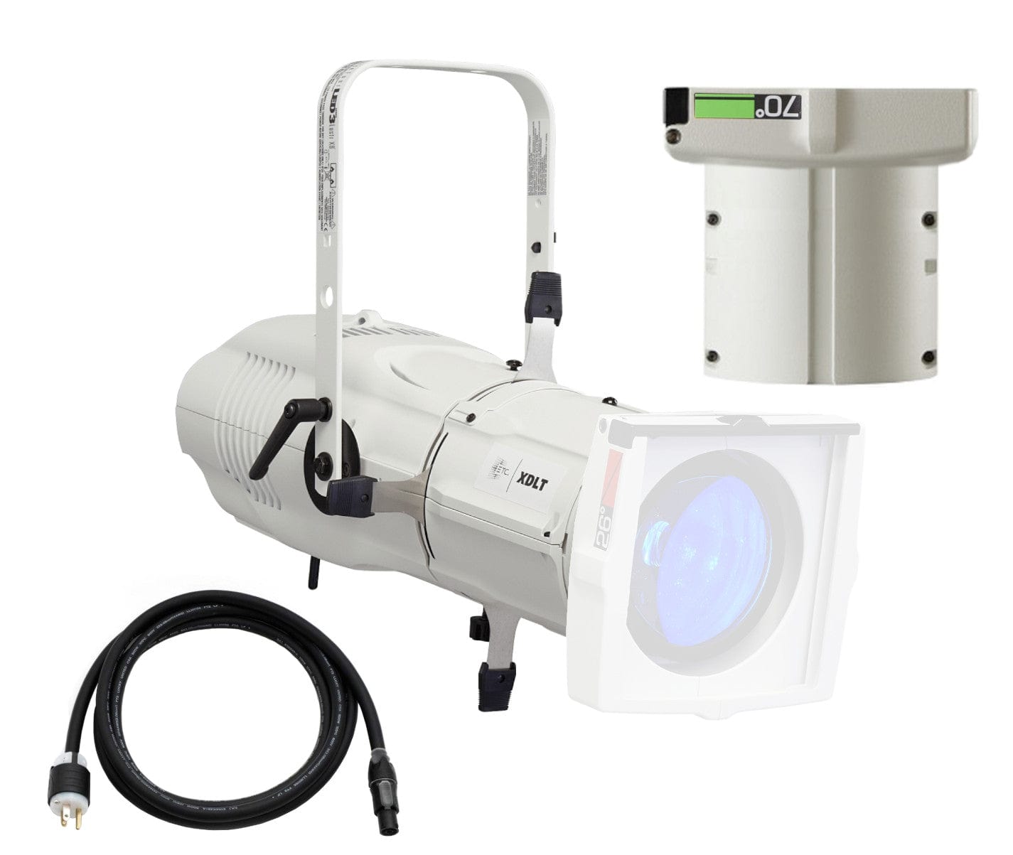 ETC Source Four LED Series 3 Lustr X8 Ellipsoidal with XDLT Shutter and ...