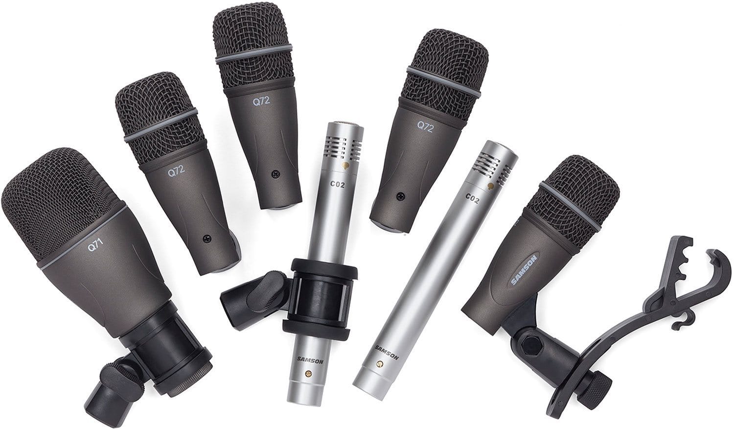 Samson DK707 7 Pc Drum Mic Kit - PSSL ProSound and Stage Lighting