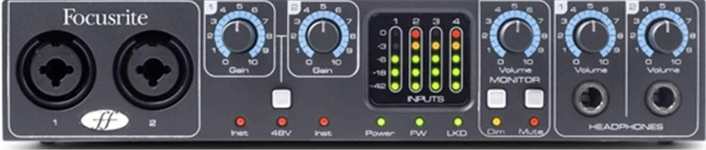 Focusrite SAFFIREPRO24DSP Firewire Audio Interface - PSSL ProSound and Stage Lighting