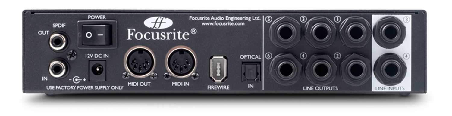 Focusrite SAFFIREPRO24DSP Firewire Audio Interface - PSSL ProSound and Stage Lighting