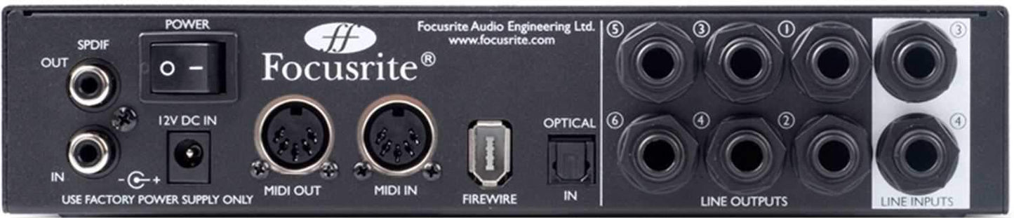 Focusrite SAFFIRE-PRO-24 Firewire Audio Interface - PSSL ProSound and Stage Lighting