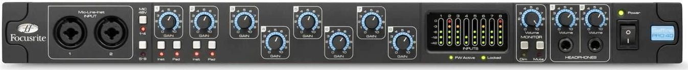 Focusrite Saffire PRO 40 Firewire Audio Interface | Solotech