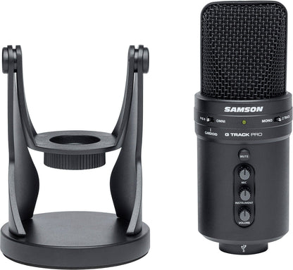 Samson SAGM1UPRO USB 24-Bit Multi Pattern Studio Condenser Mic with Audio Interface - PSSL ProSound and Stage Lighting