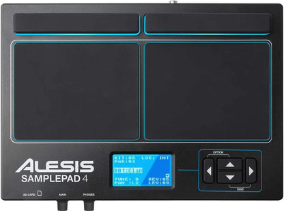 Alesis SamplePad 4 4-Pad Percussion and Sample Trigger - PSSL ProSound and Stage Lighting